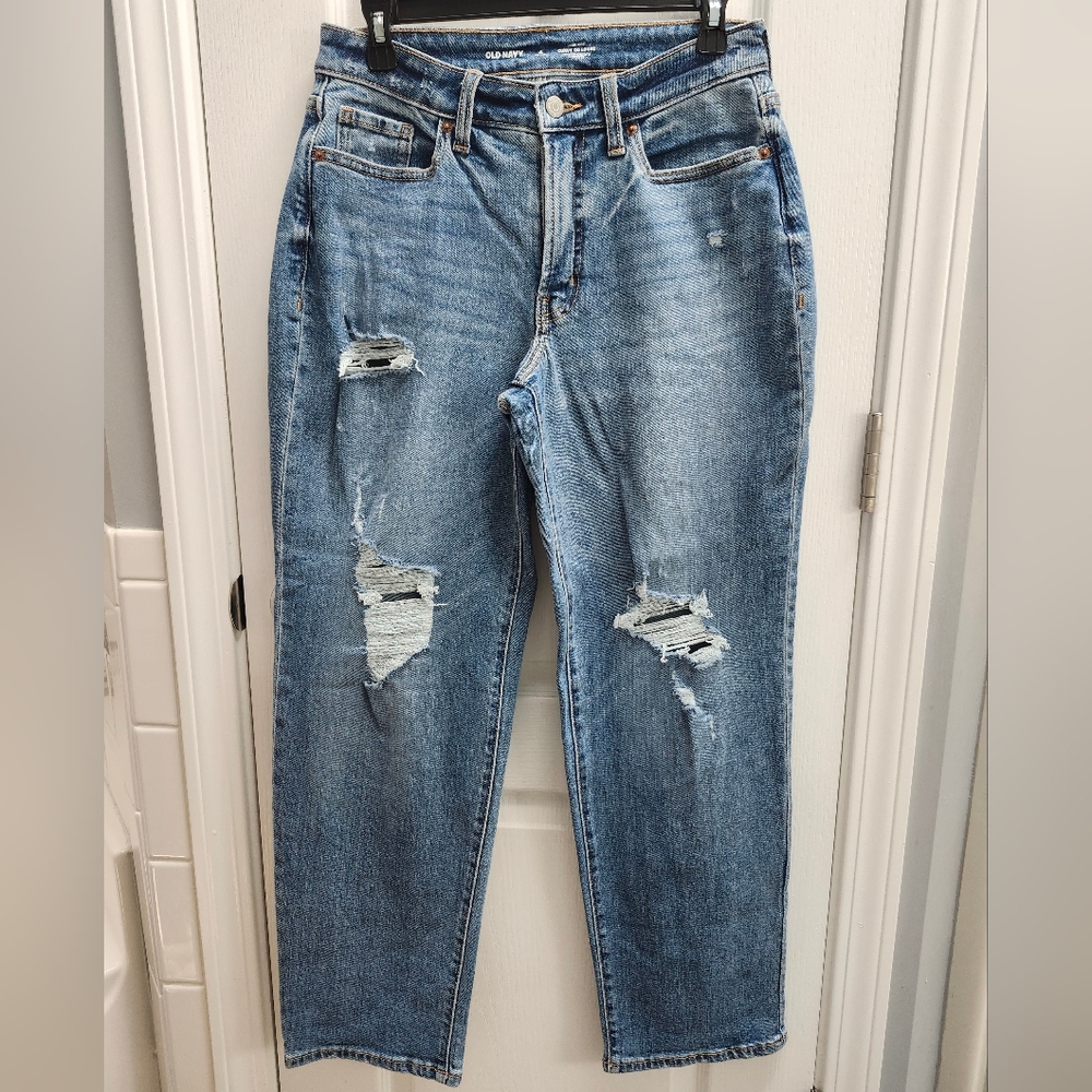 Old Navy Distressed Blue Jeans for Women